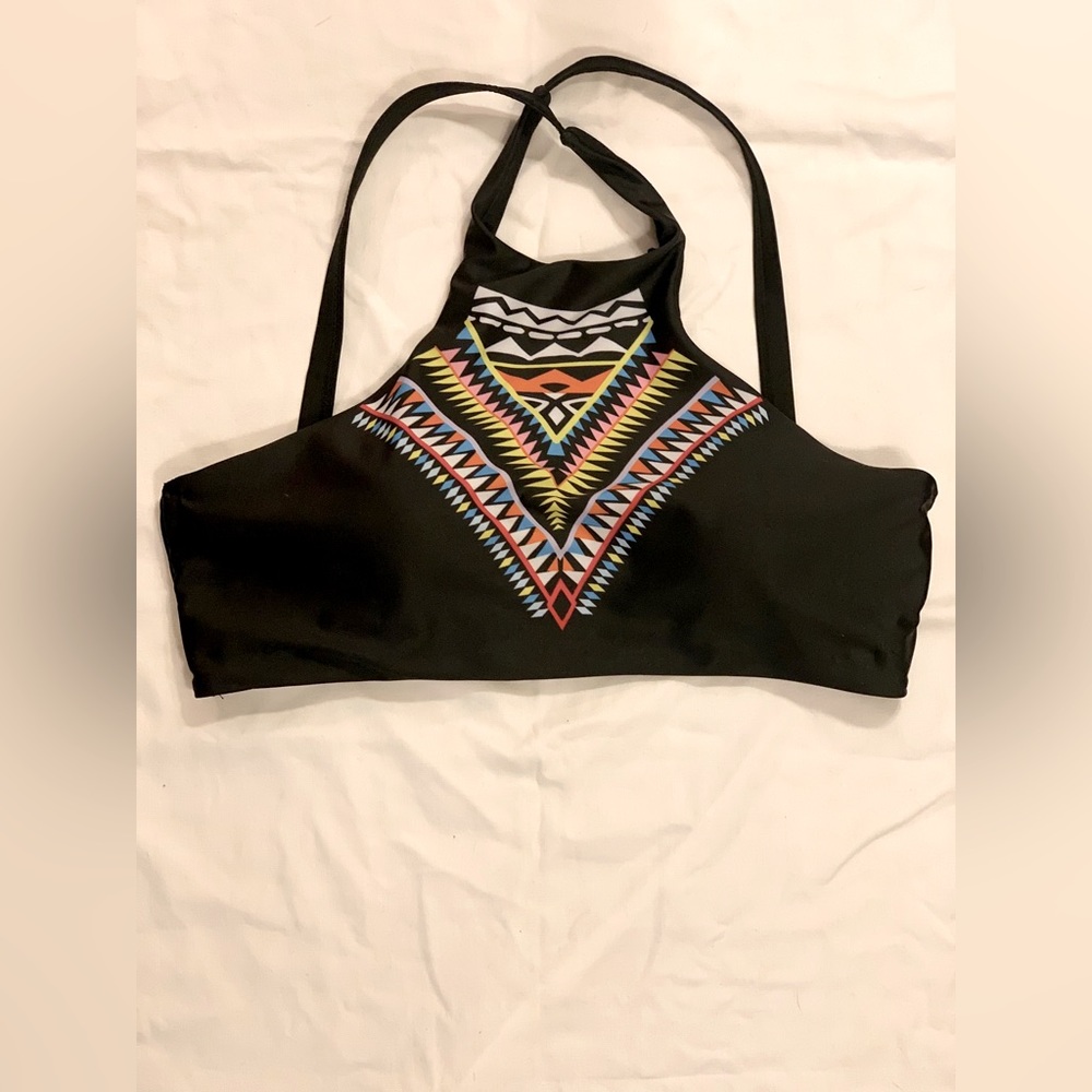 Crisscross bikini top
